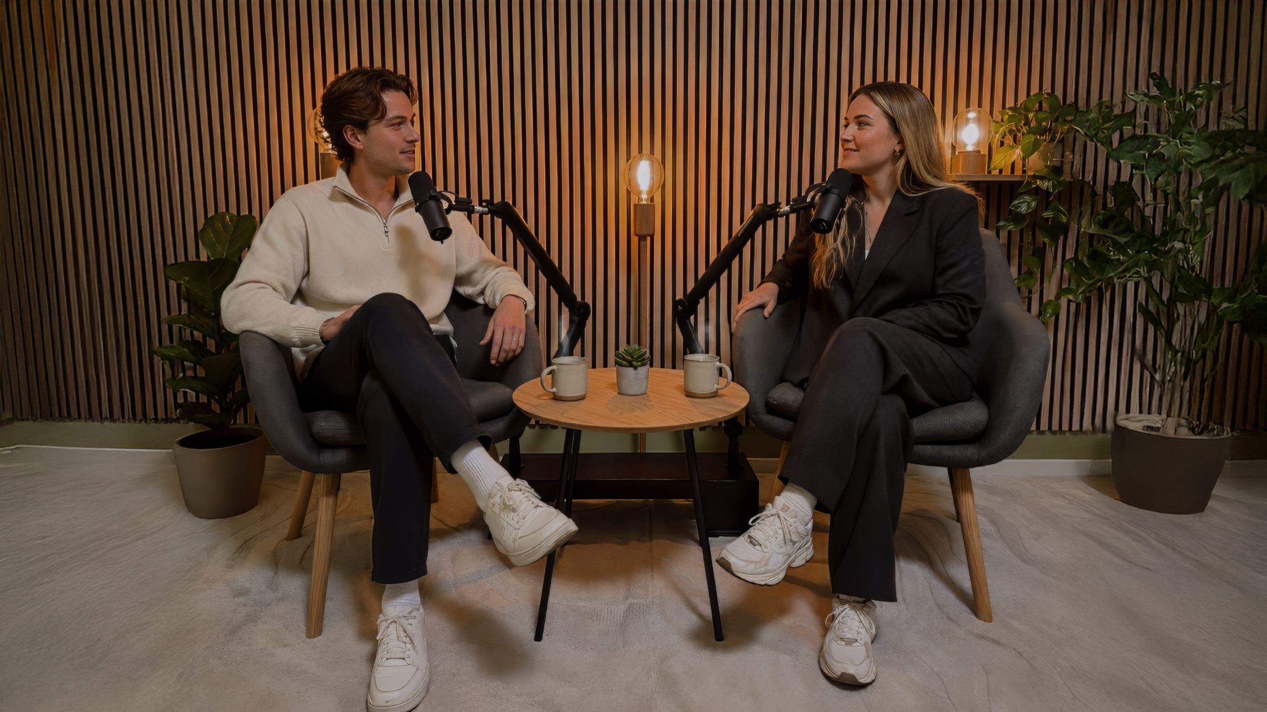 Podcastinnspilling i studioet